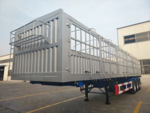 Semirremolque de 40-50T con Barandas para Transporte de Ganado, Vegetales y Frutas a Granel - Product Image 4