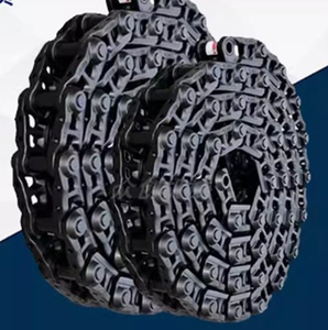 Listo para enviar: Conjunto de 45 eslabones de cadena de oruga de hierro fundido, piezas de tren de rodaje de cadena de oruga de alta resistencia para Hitachi ZAX300 Excavadora - Product Image 4