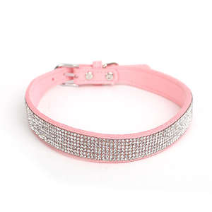 Collier pour animaux de compagnie DZ réglable, imprimé diamant de luxe, collier personnalisé exquis pour chiens de petite et moyenne taille - Product Image 4