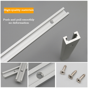 Hợp kim nhôm 19-loại bevel hướng dẫn cho Máy phay bàn làm việc DIY chế biến gỗ t-slot bevel trượt đường sắt công cụ phần cứng - Product Image 4