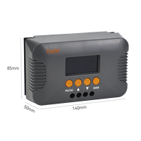 Contrôleur de charge solaire PowMr 24/36/48/60/72V Auto Boost 10A MPPT Haute efficacité Convertisseur de charge solaire