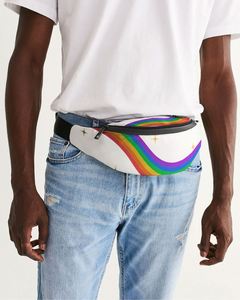 กระเป๋าสะพายข้างลายสายรุ้ง รัก LGBTQ อุปกรณ์เสริมสำหรับงานพาเหรด - Product Image 3