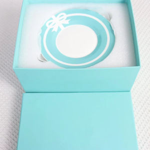 Tasse et soucoupe à thé de l'après-midi en porcelaine fine de style européen avec nœud papillon, tasse et soucoupe à café créatives de style nordique pour célébrités d'Internet - Product Image 3