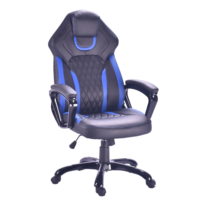 Chaise de course de style moderne Chaise pivotante en cuir PU pour joueur Chaise de jeu PUBG