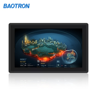 10.4/12.1/13.3/15/15.6/17/18.5/19/21.5/23.6/27 Inch Touch Panel PC Core I3 4G 64G SSD Komputer Industri Berbahan Aluminium Alloy
