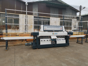เครื่องขัดขอบกระจกแบบเส้นตรง 11 มอเตอร์ พร้อม PLC ปรับความหนาได้ มาตรฐาน CE ขายดี - Product Image 5
