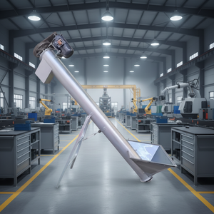 Transportador de Tornillo Eléctrico Automático de Acero Inoxidable <span class=keywords><strong>Weiwei</strong></span> para Transporte de Materiales en Polvo y Granulados, Nuevo - Product Image 4