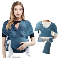 Địu Ergo Quấn Em Bé Bằng Khăn Quấn Buồn Ngủ Cho Em Bé Từ Sơ Sinh Đến 35 Lbs Hoặc Khoảng 18 Tháng