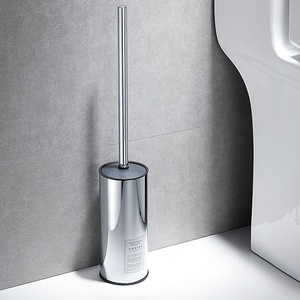 Support de sol <span class=keywords><strong>doré</strong></span> pour hôtel et maison, poignée miroir polie, <span class=keywords><strong>brosse</strong></span> de <span class=keywords><strong>toilette</strong></span> - Product Image 5