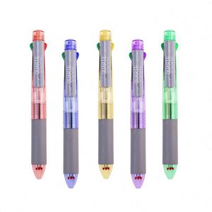 4-in-1 <b>Multi</b>-<b>Color</b> Ballpoint <b>Pen</b> Custom Logo Print Gel <b>Pens</b> with 0.5mm 0.7mm Writing Width for School & Office Promotional Gift - Product Image 4
