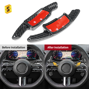 Shasha Carbon Factory: Volante in Fibra di Carbonio con Paddle Shift per <span class=keywords><strong>Mercedes</strong></span>-Benz a Prezzo All'Ingrosso - Product Image 2
