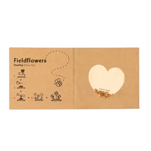 Cœur de graines en bois, gadgets écologiques - Product Image 2