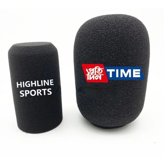 Customize Microphone Foam Cover Flocking Foam Microphone Cover with logo Print for shure SM7B Microphone