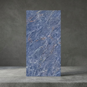 Perlato Blue 600x1200mm Fine Carving Glossy Porcelain Marble Floor And <b>Wall</b> Tiles - Product Image 4