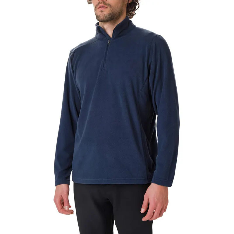 New Arrival High Quality Zip Neck Men Golf Hoodie Fleece Gym Pullover Jacket Sweatshirt Quarter Zipper