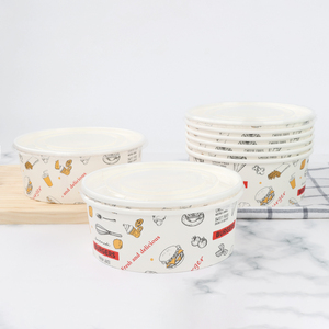 Boîte à lunch jetable en kraft épais, couleur unie, nouvelle arrivée, construction robuste, compatible micro-ondes, pour plats à emporter, bento, biscuits, salades - Product Image 1