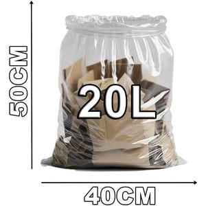 Bolsa de Basura Genérica de 5 Galones, Transparente, Ultra Resistente, Multiusos - Product Image 5