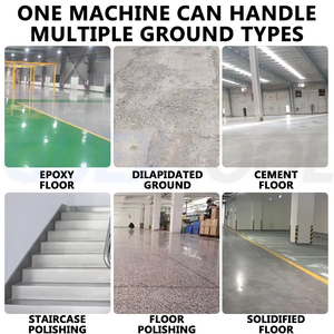 5580W Cement Concrete <b>Floor</b> Polishing <b>Machine</b> Belt Sander <b>Clean</b> Ground Grinding <b>Machine</b> Grinder Sharpener Cutter Rough Planer - Product Image 6