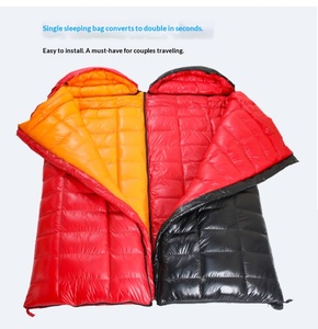 Sac de couchage <span class=keywords><strong>en</strong></span> duvet d'oie pour adulte, hiver, froid extrême -30°C ℃   Sac de couchage thermique épais et chaud pour le camping <span class=keywords><strong>en</strong></span> plein air, la randonnée et les voyages - Product Image 4