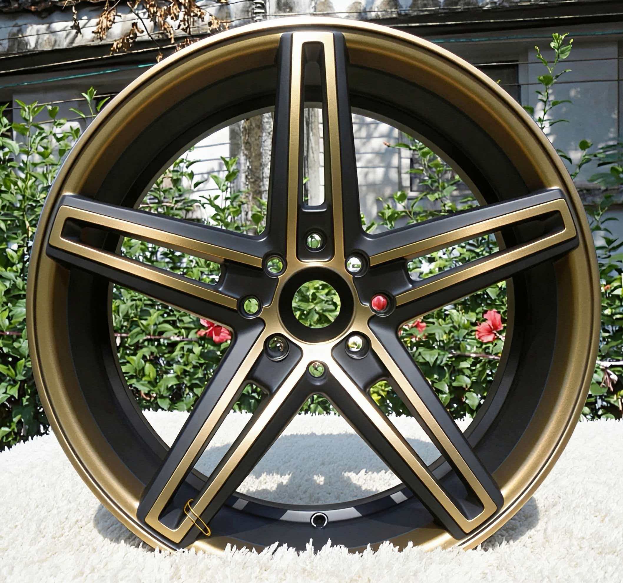 Bronze et noir