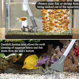 Aquarium Sifon Stofzuiger Voor Grind En Zand, Aquarium Stofzuiger, Handmatig Aquarium Waterwisselaar - Product Image 4