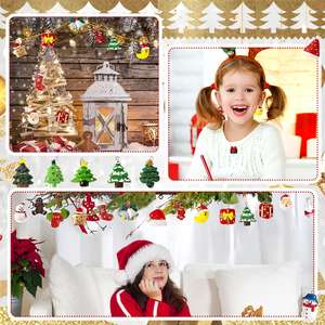 Adornos Navideños de Resina de Alta Calidad, Mini Figuras Sorpresa de Santa Claus, 36 Estilos Aleatorios, Hechos a Mano, Decoración Artesanal, Tamaño Personalizable, Caja de Regalo - Product Image 3