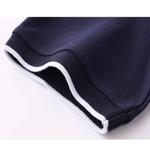 Camiseta Polo Personalizada para Niños, Cuello Polo, Algodón, Color Sólido, Camisa con Cuello para Niños Medianos y Grandes, Manga Corta - Product Image 6