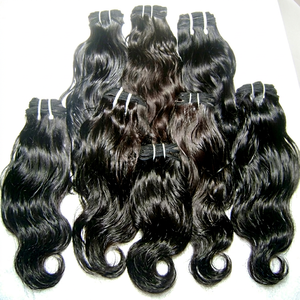 2025 Hot Selling Remy Human Hair Extensions Best Quality Virgin Indian Raw Hair Material Afro Wave Curl Styles Hair Weaving 100g - Product Image 1