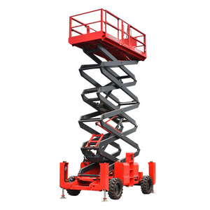 Pengangkat gunting portabel elektrik, <span class=keywords><strong>Lift</strong></span> udara seluler 12m untuk gudang dengan CE, gunting angkat DI/ - Product Image 2