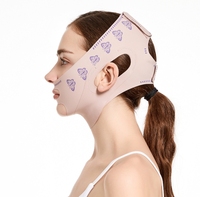 Ceinture de levage du visage Bandage Anti-rides Face Band V Line Lifting Mentonnière Chin Up Patch Double Menton Réducteur