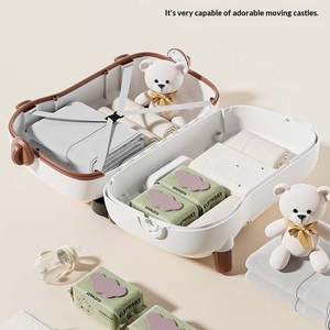 <span class=keywords><strong>Maleta</strong></span> Multifuncional para Niños ALL PASS, Linda <span class=keywords><strong>Maleta</strong></span> con <span class=keywords><strong>Ruedas</strong></span> para Bebés, Caja de Almacenamiento de Viaje, Equipaje de Mano 2 en 1 - Product Image 4