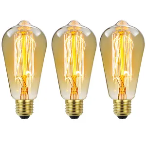 Clear Frosted ST64 E26 Vintage Gloeilamp/Led Lamp Edison Gloeilamp Voor Thuis Verlichtingsarmaturen