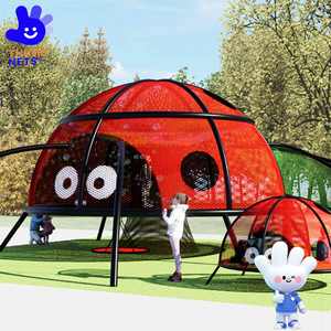 ตาข่ายเชือกแข็งแรงสีสันสดใส อุปกรณ์เล่นกลางแจ้งสำหรับโรงเรียนอนุบาล โรงเรียน แทรมโพลีน และสวนสาธารณะกีฬา - Product Image 1