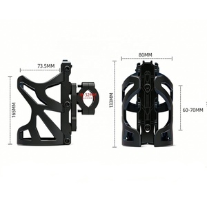 Soporte para Vasos con Diseño Envolvente, Fuerte y Estable, para Montar en el Manillar de Motocicleta, Bicicleta, Bicicleta Eléctrica y Scooter, <span class=keywords><strong>Precio</strong></span> de Fábrica - Product Image 4