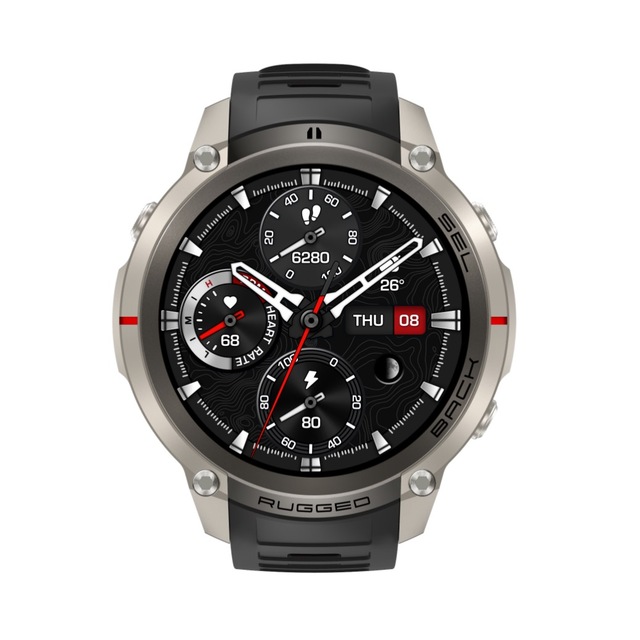 1.43" Amoled Smart Watch Fitness tracker BT Music Playback Rain Waterproof Sport Smartwatch 2026 GPS GLONASS BDS Galileo NAVIC