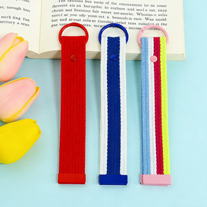 Promotional Gift Striped <b>Key</b> <b>Ring</b> Holder Durable Knitted Keychain Lanyard for Car Pendant - Product Image 5