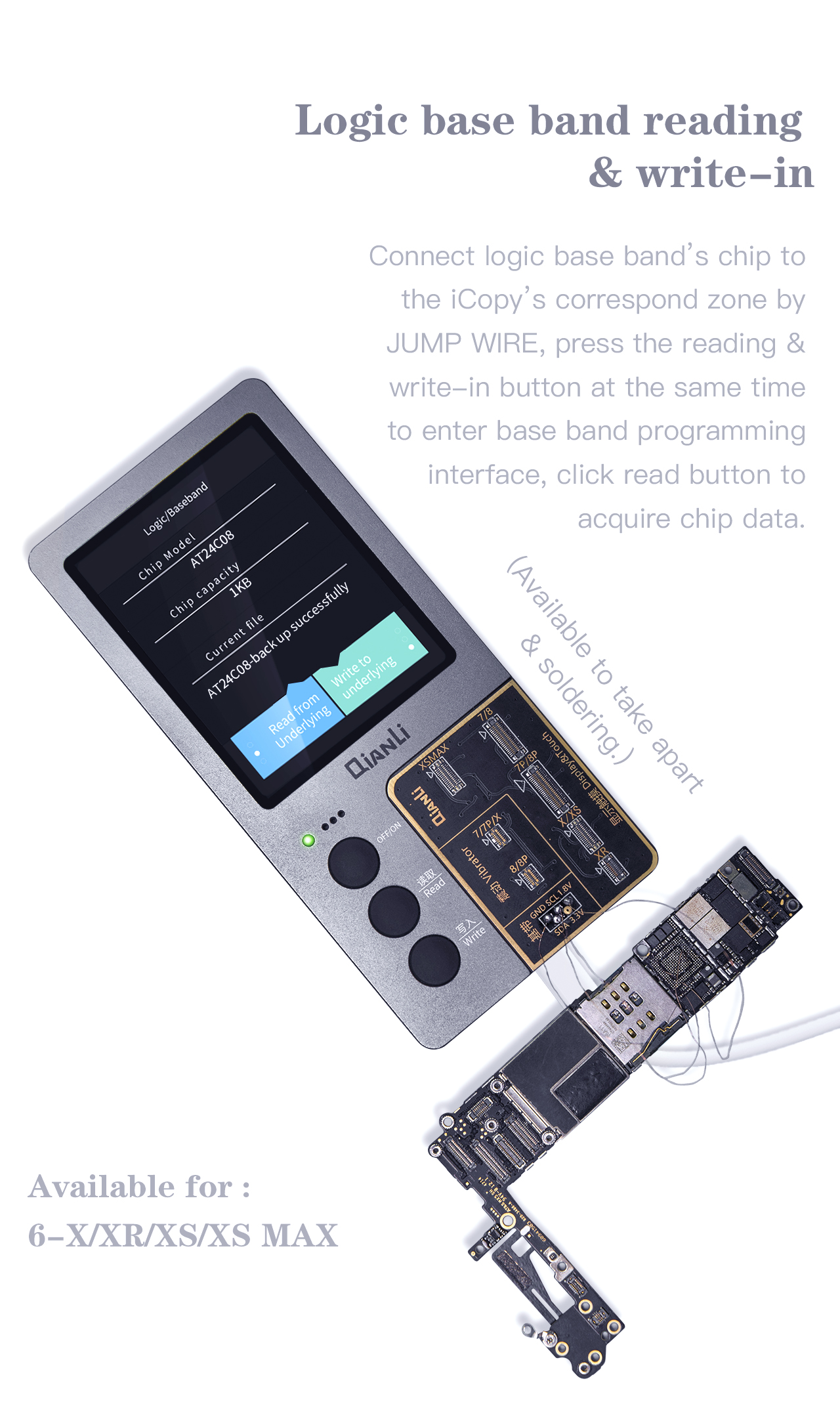 Qianli Icopy 2.1 - True Tone Light Sensor Battery Board