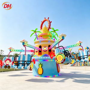 Manège pour enfants à commande manuelle en forme d'avion, à sensations douces, pour fêtes sur la plage, direct usine pour projets de centres commerciaux et de parcs d'attractions familiales - Product Image 1