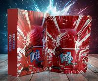 Sachet Doypack personnalisé avec fermeture éclair, imprimé, holographique, avec soufflet latéral, anti-odeur, pour herbes, 3,5 g