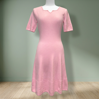 Suéter Fino de Primavera para Mujer SS23, Estilo Vintage, Antiarrugas, Elegante, Personalizado, de Viscosa y Poliéster, con Cuello Redondo y Manga Acampanada