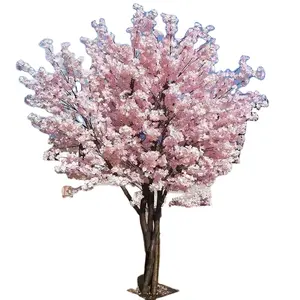 工場供給カスタマイズサイズさくらテーブル小さな大きな人工赤白ピンク桜の木結婚式の装飾