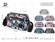 Borsa a Tracolla Floreale da Donna in Poliestere con Chiusura a Zip per Uso Quotidiano in Tutte le Stagioni - Product Image 1