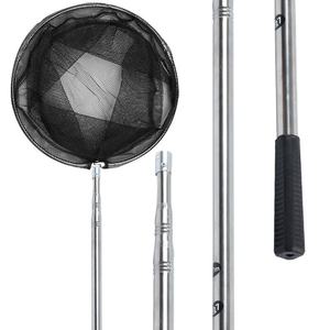 Nueva Red de Mano de Acero Inoxidable de 2.1 m, Red de Aterrizaje Plegable de Malla Pequeña, Herramientas <span class=keywords><strong>para</strong></span> <span class=keywords><strong>Atrapar</strong></span> Aves - Product Image 3