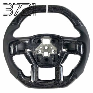 พวงมาลัยคาร์บอนไฟเบอร์ 3721 แบบ 4 ก้าน สำหรับรถฟอร์ด แร็ปเตอร์ F150 F250 F350 อุปกรณ์ตกแต่งภายในรถยนต์ - Product Image 1
