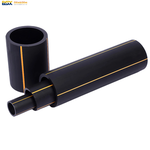 Tuyau <span class=keywords><strong>de</strong></span> <span class=keywords><strong>gaz</strong></span> PE100 HDPE à <span class=keywords><strong>prix</strong></span> d'usine, durable, moulé, rayures jaunes, haute pression, anti-UV, certifié CE, DN20-630mm - Product Image 5