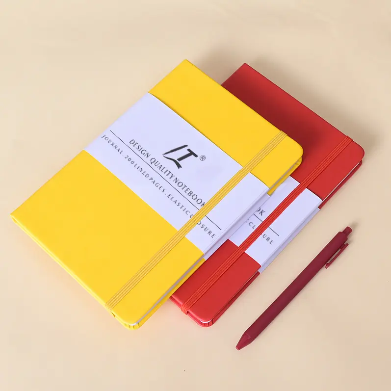Caderno de couro pu com logotipo personalizado, elástico a5 pu notebook personalizável, livro de impressão margarida