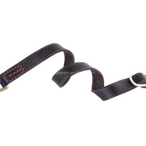 Conjunto de <span class=keywords><strong>collar</strong></span> para mascotas de tacto suave de cuero auténtico ajustable <span class=keywords><strong>Collar</strong></span> y correa para perro con hebilla - Product Image 2