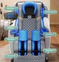 C74 alta calidad portátil plegable 8D cuerpo completo Robot masaje silla moderna gravedad cero calefacción Shiatsu uso doméstico barato
