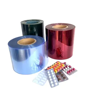 All Color PVC Film Rolls 0.25mm 0.3mm 0.35mm Pharmaceutical Grade for Blister Packaging