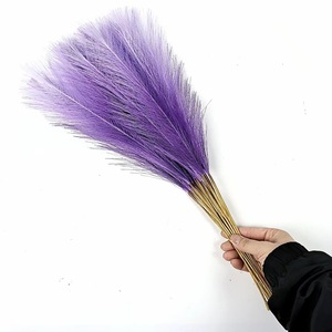 Rampa de gradiente <span class=keywords><strong>Pampas</strong></span> Hierba <span class=keywords><strong>Pampas</strong></span> esponjosas para centros de mesa para el hogar Decoración DE BODA Flores Hierba artificial - Product Image 4